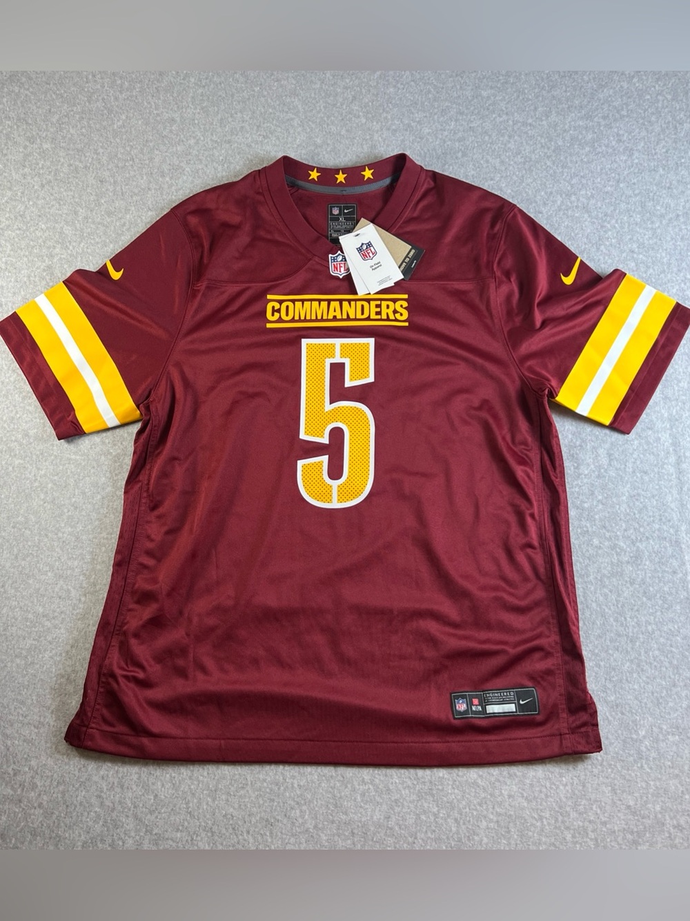 Nike Washington Commanders Jayden Daniels #5 Football Jersey men’s xl NWT